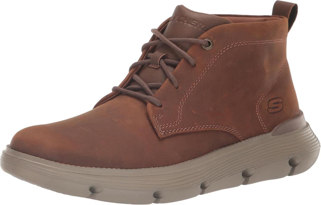 Skechers USA Men's Garza-Fontaine Chukka Boot (10, Cdb)