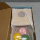 Adena Montessori Wooden Toy for 6-12 Month Baby 3 Balls with Tray, Object Permanence Box Colorful Learning Education Toy for Toddler Kid 1-2 Year Old, Preschool Developmental Girl and Boy Gift