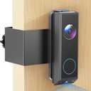 Anti-Theft Video Doorbell Mount for Eufy E340, Doorbell Camera Mount, No Drill Adjustable Mounting Bracket Holder Accessories for Apartment Rentals, Enhanced Protection Doorbell Mount Bracket