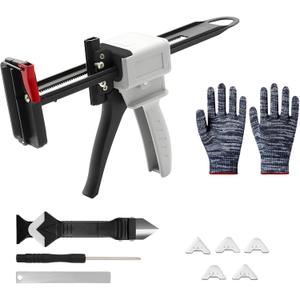 2026 New Toothpaste Tube Gun,Toothpaste Tube Glue Gun Squeezing Machine,Silicone Caulk Guns,Toothpastes Guns Dispenser,for DIY Projects,Caulking Sealant,Silicone Glue(White)