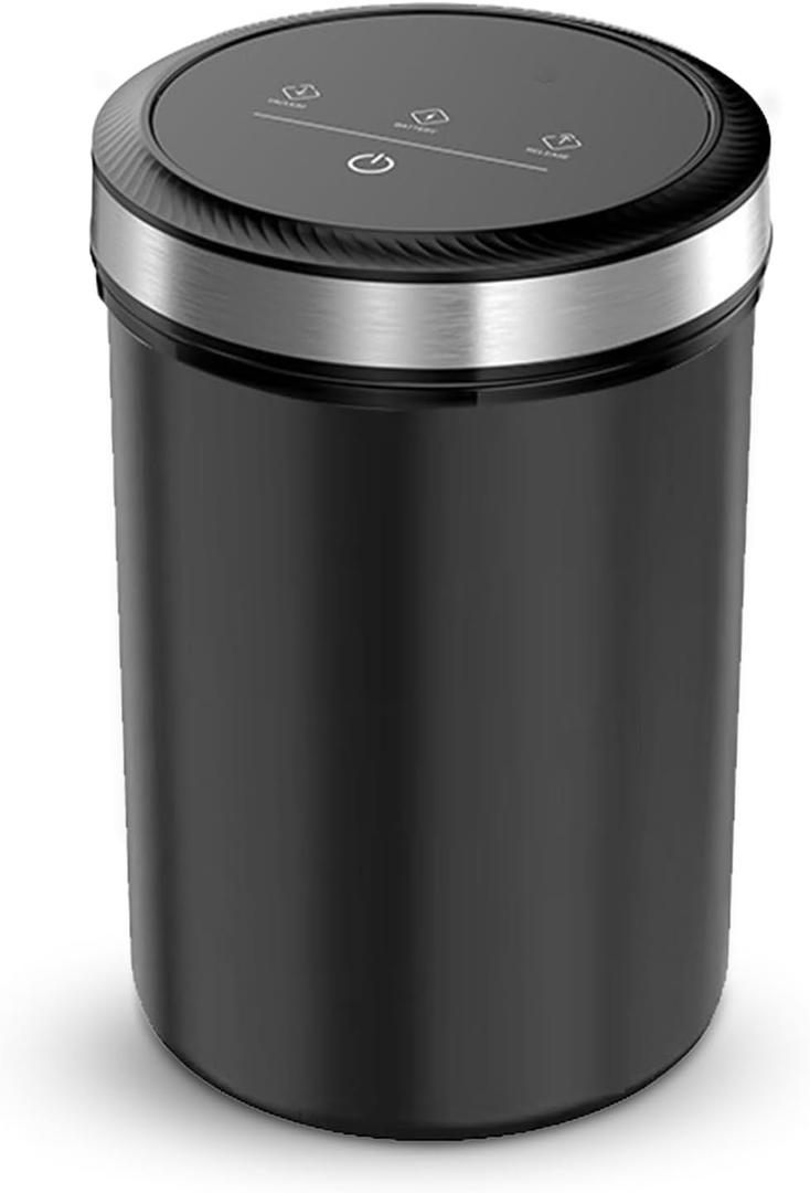 Irishom Vacuum Coffee Canisters with Airtight Lids 33 Auto Vacuum and Stop Touch Screen Storage Jar 1.6L/54oz (Black) Irishom Vacuum Coffee Canisters with Airtight Lids 33 Auto Vacuum and Stop Touch Screen Storage Jar 1.6L/54oz (Black)