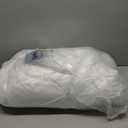 HYLEORY Queen Mattress Pad Quilted Fitted Mattress Protector Cooling Pillow Top Mattress Cover Breathable Fluffy Soft Mattress Topper with 8-21" Deep Pocket (White)