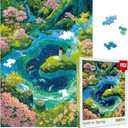 GIVEITALL Jigsaw Puzzle 1000 Pieces for Adults Challenging Gifts, Spring | Large Piece, High Difficulty Challenge, Home Wall Decoration, Family Activity Gift for Adults & Kids