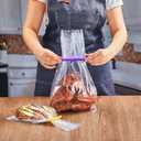 Keenpioneer Decorating/Icing Bag Sealing Clips, 78 Pack, Multipurpose for Food and Snack Storage, 4inch and 6inch Long
