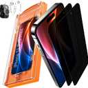 DIMONCOAT 2+2 Packs for iPhone 14 Pro Max Privacy Screen Protector 6.7'' with Camera Lens Protector [Zero Bubble, Auto-Dust Removal] 23 Anti-Spy Tempered Glass[10X Military Protection] Case Friendly