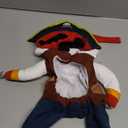 Pet Pirate Costume for Cats and Dogs XL Stylish Pirate Suit Apparel with Hat Festival and Party Wear Photo Prop Outfit Comfortable Everyday Pet Clothing