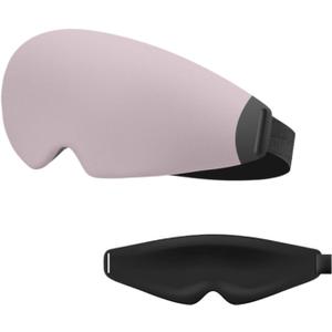 3D Sleep Mask for Students, Light Blocking Eye Cover for Fatigue Relief, Eye Mask for Sleep Soft Breathable Sleeping Mask for Nap, Home, Travel, Comfort(Medium,Light Purple)