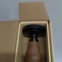 Normcore 58mm Espresso Coffee Tamper V4 - Spring Loaded Tamper With Titanium PVD Coating Flat Base -15lb / 25lb / 30lbs Replacement Springs, Genuine American Walnut Handle