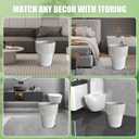 T.FORING 13 Gallon Tall Kitchen Trash Bags - 110 Count Clear Plastic Garbage Bags Unscented Trash Can Liners Strong Waste Basket Bags 49.2 Liter for Home and Office Bins