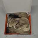 Hair Toppers for Women, 20 Inch Toppers Hair pieces for Women with Thinning Hair Big Base Curly Wavy Wiglets Cover 360 3D Middle Part Clip in Bangs (Highlights Ash Blonde with Brown Root)