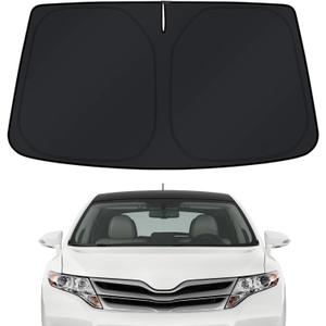 Windshield Sun Shade Cover for Toyota Venza 2021 2022 2023 2024 2025 - Sunshade Compatible with Toyota Venza Foldable Front Window Sunshade Sun Visor Protector Block UV Rays Keep Your Car Cooler