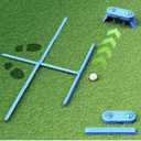 2 x Geyo Golf Alignment Sticks for Beginners, Entry-Level Foldable Golf Training Aids for Stance Correction, Aiming, Putting, Swing Practice, Suitable for Indoor & Outdoor, Use by Men and Women