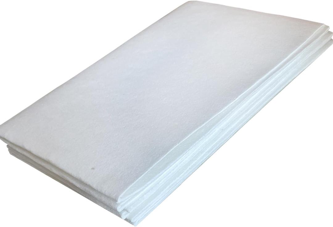 Ceramic Fiber Paper for Kiln Stove Furnace Glass Fusing, 24" x 33" x 0.08" Thick High Temperature Insulation Gasket or Liner, Easy to Cut / White-3 Pcs