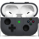 Case For AirPods Pro 2nd /1st Generation Case Cover with Keychain,Game Player Design for Kid Men and Women, Soft Silicone Case for AirPods Pro Gen 2/1(2023/2022/2019) Charging -Grey