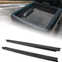 KEWISAUTO Bed Side Rail Cap Cover W/Stake Holes for 2009-2018 Dodge Ram 1500 with 5'7" Bed, Black Truck Right & Left Side Bed Rail Protector for 2009-2018 Dodge Ram 1500 Accessories