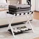 26.77" Full Assembled Luggage Rack for Guest Room, Set of 1 Suitcase Stand