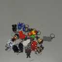 20PCS funny cartoon keychainstags Goodie Bag Stuffer Christmas gifts and holiday charms