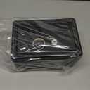 Money Safe and Cash Lock Box, Mini Size Security Safe Box for Money Jewelry and valuables, 4.6"x 4.2"x 6.9" Black