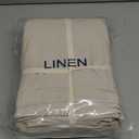 LBRO2M 100% France Linen Duvet Cover Set 3 Pcs Natural Flax Duvet Cover Set 2 Pillowcase 1 Duvet Cover with Zipper (Linen King)