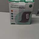 Snailax Heating Pad & Foot Warmer with 6 Temperature Settings & Auto Shut Off, 17x33, Washable Fast Heated Pads for Back Pain Relief,Abdomen,Feet,Back,Cramp(Grey)