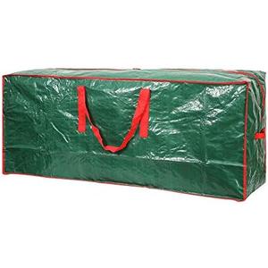 Sattiyrch Christmas Tree Storage Bag - Fits Up to 7.5 ft Holiday Xmas Disassembled Trees with Durable Reinforced Handles & Dual Zipper - Waterproof Material Protects from Dust,Moisture(Green)
