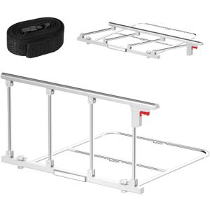 Bed Rails for Elderly Adults Safety, Folding Assist Handle with Motion Sensor Light, Fall Prevention Guard for Seniors & Surgery Patients, Fits Twin, Queen & King Beds, Tool-Free Assembly