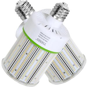 TSEXES 150W LED Corn Bulb 23700LM 5000K Daylight,E26/E39 Mogul Base,2-Pack
Metal Halide HID Replacement, Parking Lot, Warehouse,Street Light,High Bay