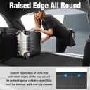 Yakitoko 3D TPE Car Trunk Cargo Liner Mat for 2015-2020 Chevrolet Tahoe and GMC Yukon 7Seat with Backrest Mat Custom Fit All-Weather Waterproof Floor Protection, Heavy Duty & Odorless
