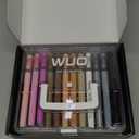 WUO 36 Colors Acrylic Paint Markers, Water-Based No-Bleed Markers, Automatic Ink Control Brush Tip for Multi-Surface Acrylic Paint Pens for Rock Painting, Wood, Canvas, Glass, DIY Art