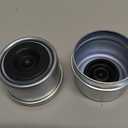 2Sets for 1-1/16'' Axle Trailer Hub Bearings Kits, L44649 / L44610 Bearings, 12192TB Grease Seals, 1.98'' Trailer Dust Caps, Rubber Seals & Cotter Pins for 2000-2200 lbs Trailer Axles