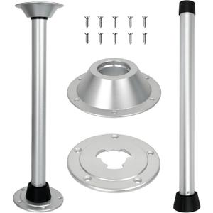 Hoffen Boat Table Leg - 29" Sturdy RV Table Stand - Twist Lock for Pontoon Boat & RV