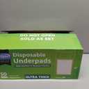 Inspire Extra Large Super Absorbent Disposable Bed Pads for Chronic Incontinence Ultra Thick and Absorbent Bed Pads Disposable Adult | Pee Pads for Adults (36" X 36" Pack of 50 W/ Adhesive)