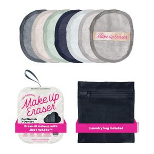 7-Day Set, Erase All Makeup with Just Water, Including Waterproof Mascara, Eyeliner, Foundation, Lipstick, Sunscreen, and More! 7ct (7 Count (Pack of 1), Cool Gal Neutrals)