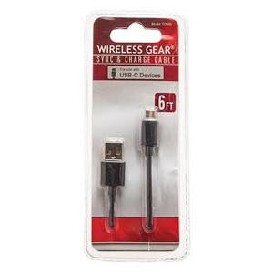 Wireless Gear Sync & Charger Cable 6ft, Pack Of 2