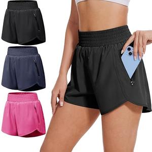 BALENNZ Women's Athletic Workout Shorts with Zipper Pockets Activewear Elastic Waist Gym Running Shorts, 3 pack, Size Small, Black, Navy, Hot Pink BALENNZ Women's Athletic Workout Shorts with Zipper Pockets Activewear Elastic Waist Gym Running Shorts, 3 pack, Size Small, Black, Navy, Hot Pink