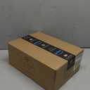 Vlando Watch Box 10 Slots, Lockable Watch Case with Textured Leather, 2 Layer Watch Holder for Rings, Glasses, Mens Jewelry Box with Glass Lid, Removable Divider, Gifts for Father, Husband, Black