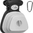 SUPERDESIGN Portable and Versatile Pet Poop Scooper, Ideal for Walking Traveling and Camping with Small and Large with CLeash Clip and Garbage Bag Bin Dogs Poop Scooper Small