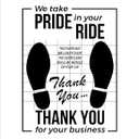 18" x 24" White Car Paper Floor Mats,50Pcs Vehicles Disposable Floor Pads,Temporary Cars Floor Protector,Automotive Mat Covers Protector,Detailing Detail Wash,Temporary Sticky