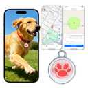 2026 Now GPS Tracker for Pet, No Monthly Fee & No SIM Card Needed | Real-Time Tracking for Dogs, Cats & Small Animals | Lightweight Design | Long Battery Life | Compatible with iPhone & Android