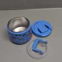 Soup Thermo for Hot Food Kids 14oz Lunch Containers with Buckle Lid Wide Mouth Hot Food Jar Vacuum Insulated Stainless Steel Bento Box Leakproof with Spoon(Blue)