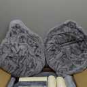 Xin Three Layer Cat Tree with Cat Condo and Two Hammocks,Grey