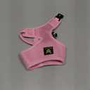 EcoBark Dog Harness - Max Comfort Luxurious Soft Mesh - Over The Head No Pull & No Choke Halter Harness Vest - Eco-Friendly Body Harness - Baby Pink - Size M