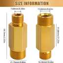 308862003 Pressure Washer Pump Outlet Tube, Compatible with Homelite HL252300/UT80953 & Ryobi RY80940B/RY80533/RY80930 Gas Pressure Washers - 2 pack