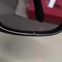 Oversized Trendy Wrap Around Sunglasses for Women Men - Cool Concert shades 2000s Retro Round Big Shield Glasses (Black)