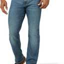 Lee Men's Extreme Motion Regular Straight Jean Thompson 36W x 32L