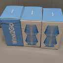 Wine2Go Diamond Silicone Wine Glasses 9oz 3 box/2pcs