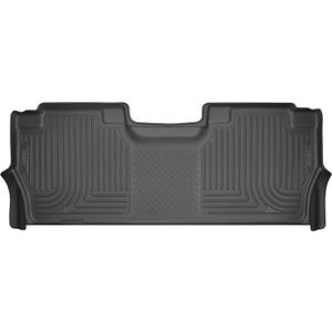Husky Liners Weatherbeater Floor Mats | Fits 2021-2026 Ford F-150 (22-26 Lightning),2017-2026 Ford F-250/F-350 SuperCrew (Crew Cab) w/Underseat Storage | 2nd Row, 1-pc Black - 14401