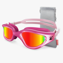 ZIONOR G1 Nava Super Anti-Fog Unisex Swim Goggles Mirror/Bright Smoke Lens