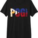 Pogi Filipino Slang with Filipino Flag Premium Tri-Blend T-Shirt