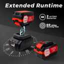 Leaf Blower, Cordless Leaf Blower with 2 x 4.5Ah Batteries and Fast Charger, 2 Speed Mode, Lightweight Leaf Blowers for Blowing Leaves, Patio Cleaning, Lawn Care and Dust